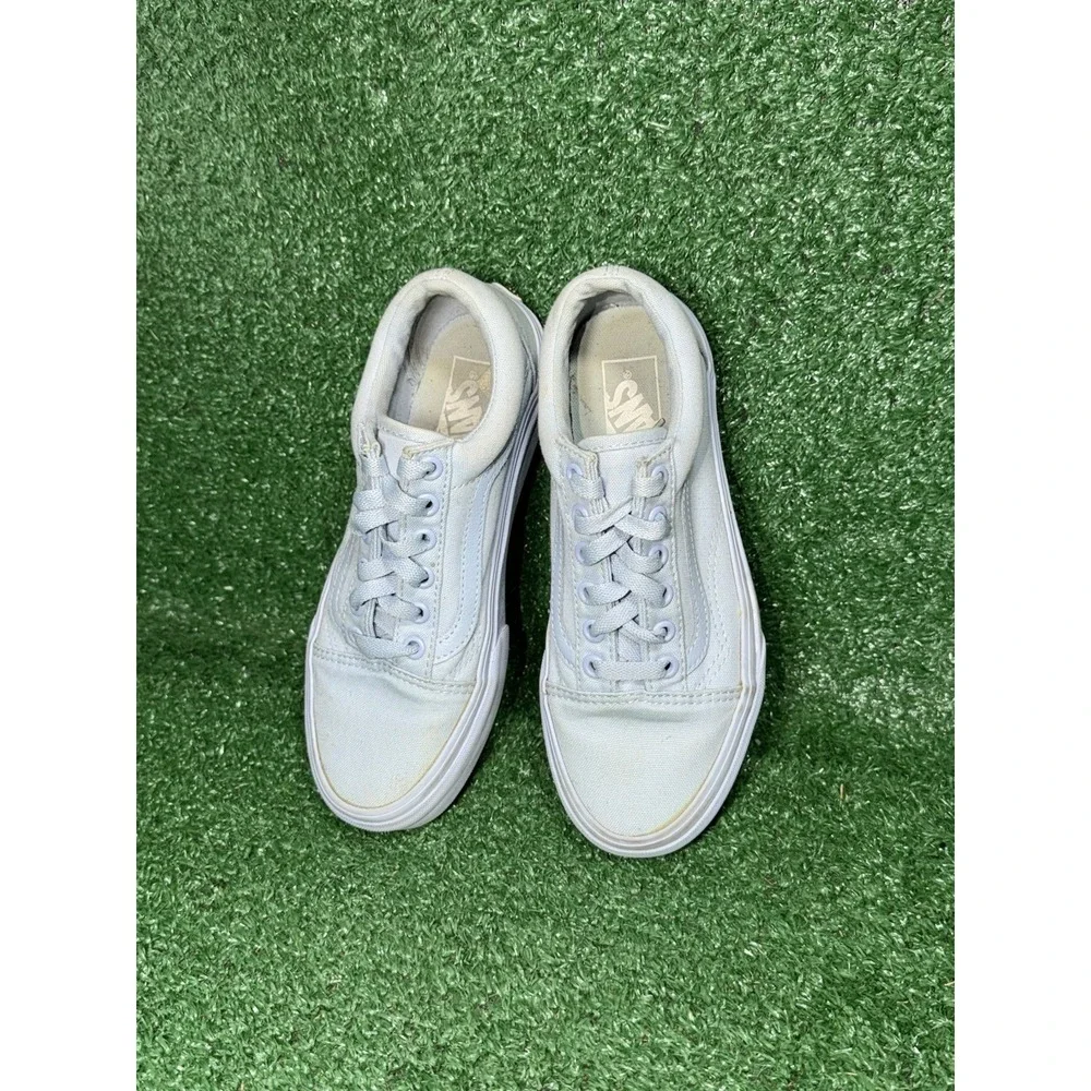 VANS Old Skool Black White Low Top Casual Shoes Athletic Sneakers Women Size 6.5